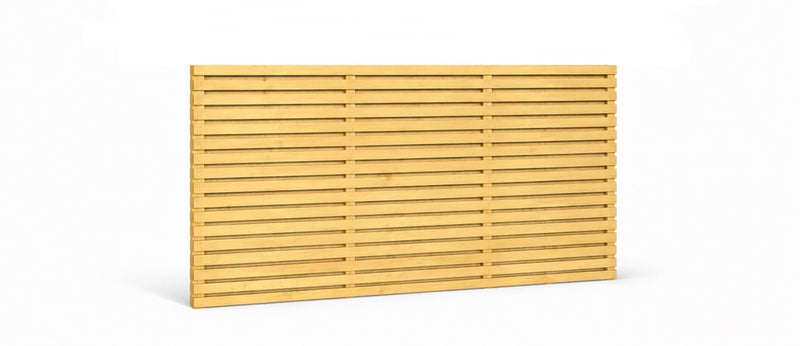 6x3 Double Slatted Fence Panel | Essex, Kent and London Free Local Delivery Near Me