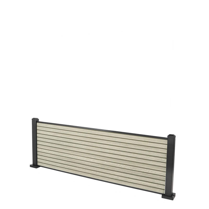Coffee Classic Composite Panel | Slatted | Aluminium Posts