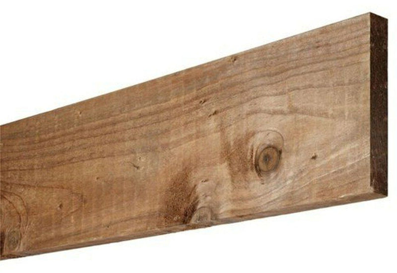 6" Timber Gravel Board – Pressure Treated Brown 6ft
