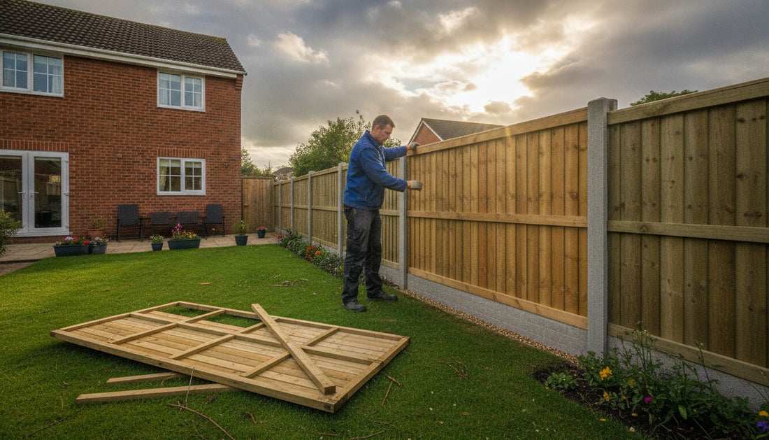 How to Fix Fence Panels Blown Out by Wind: A Practical Repair Guide