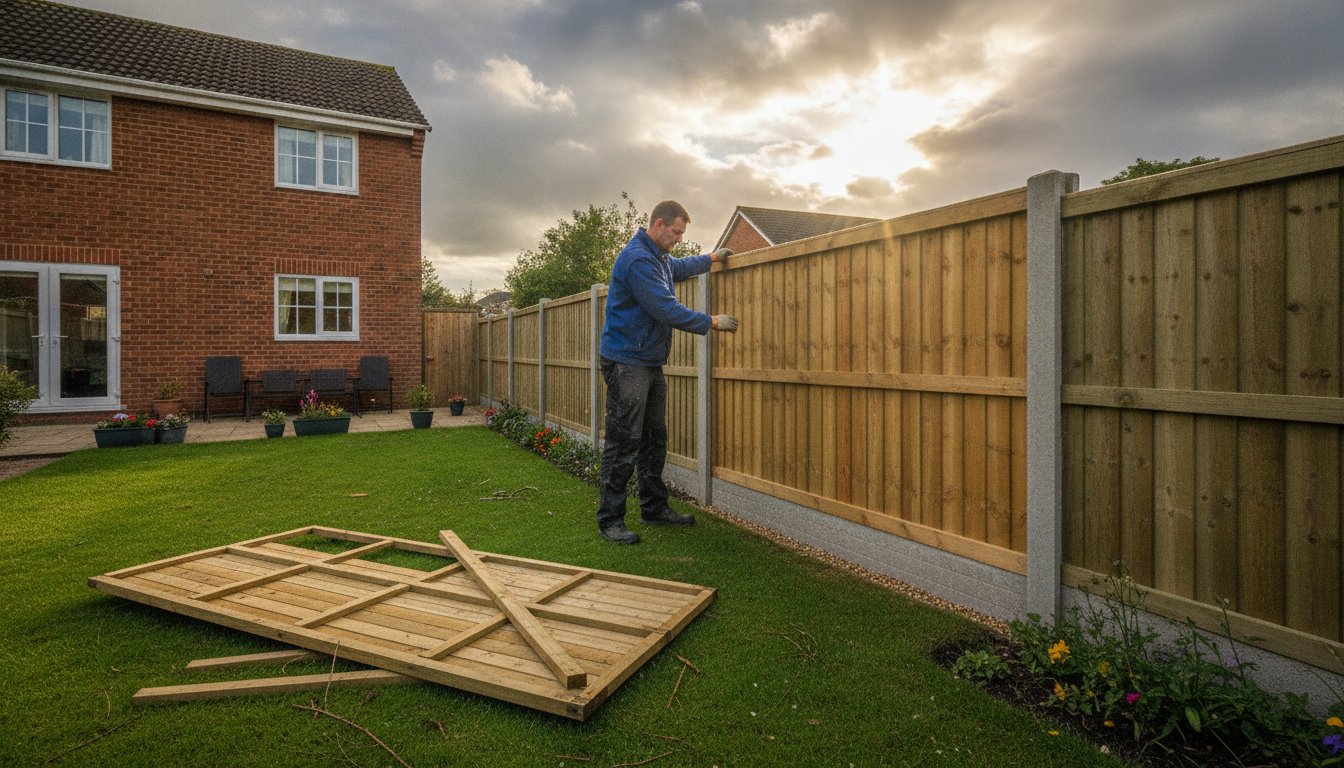 How to Fix Fence Panels Blown Out by Wind: A Practical Repair Guide