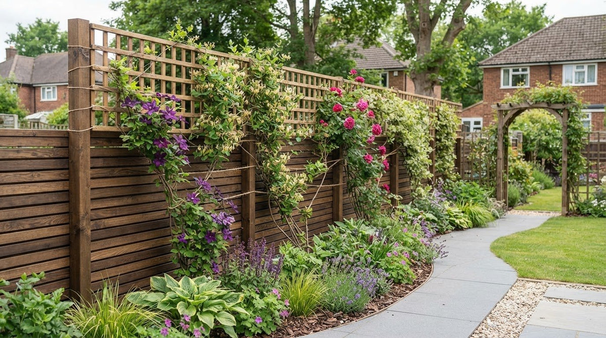 Fence-Friendly Garden Trellis for Climbing Plants