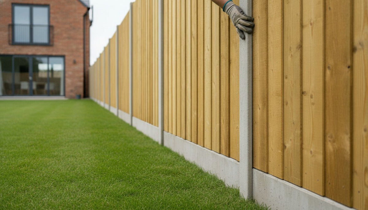 Fence Panels for Concrete Posts: UK Fitting Guide (2026)
