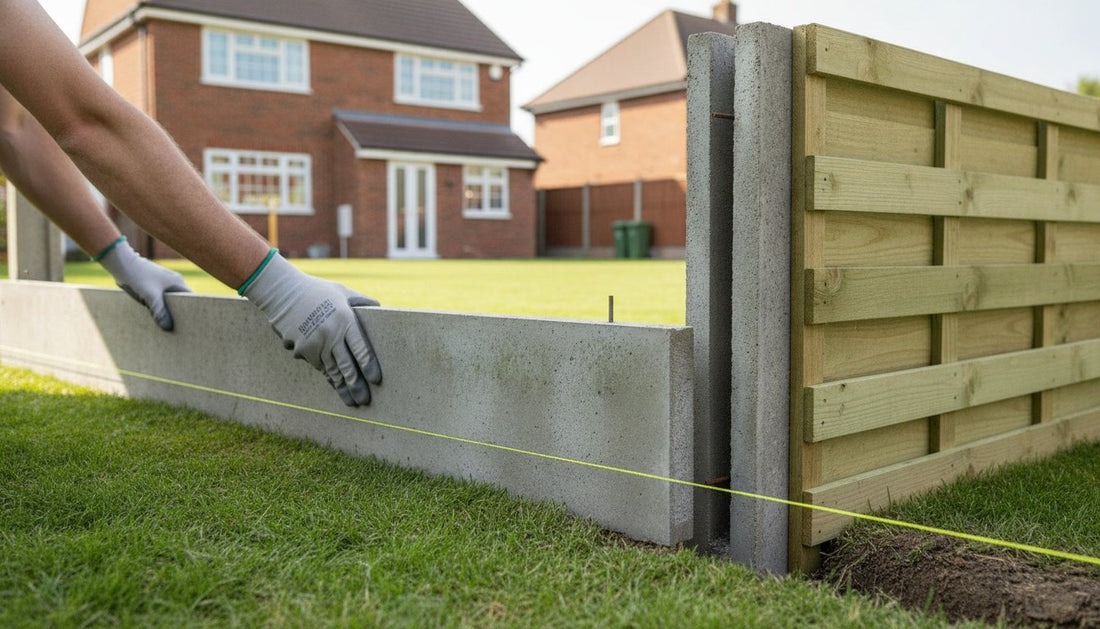 How to Install Concrete Gravel Boards for Rot-Proof Fences