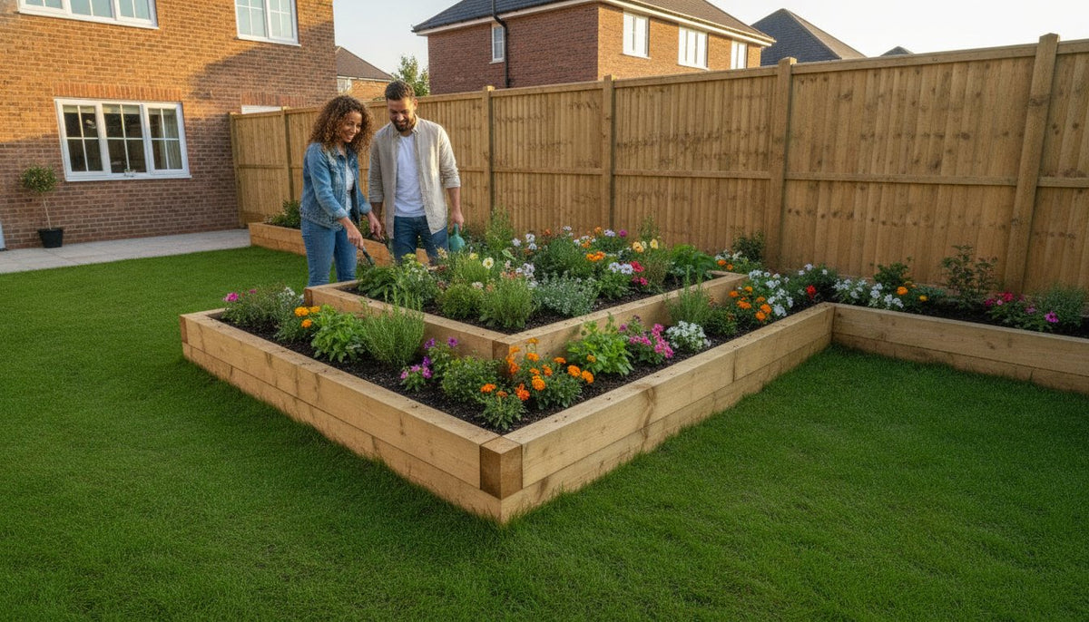 Railway Sleepers for Raised Beds: UK Buying & Build Guide
