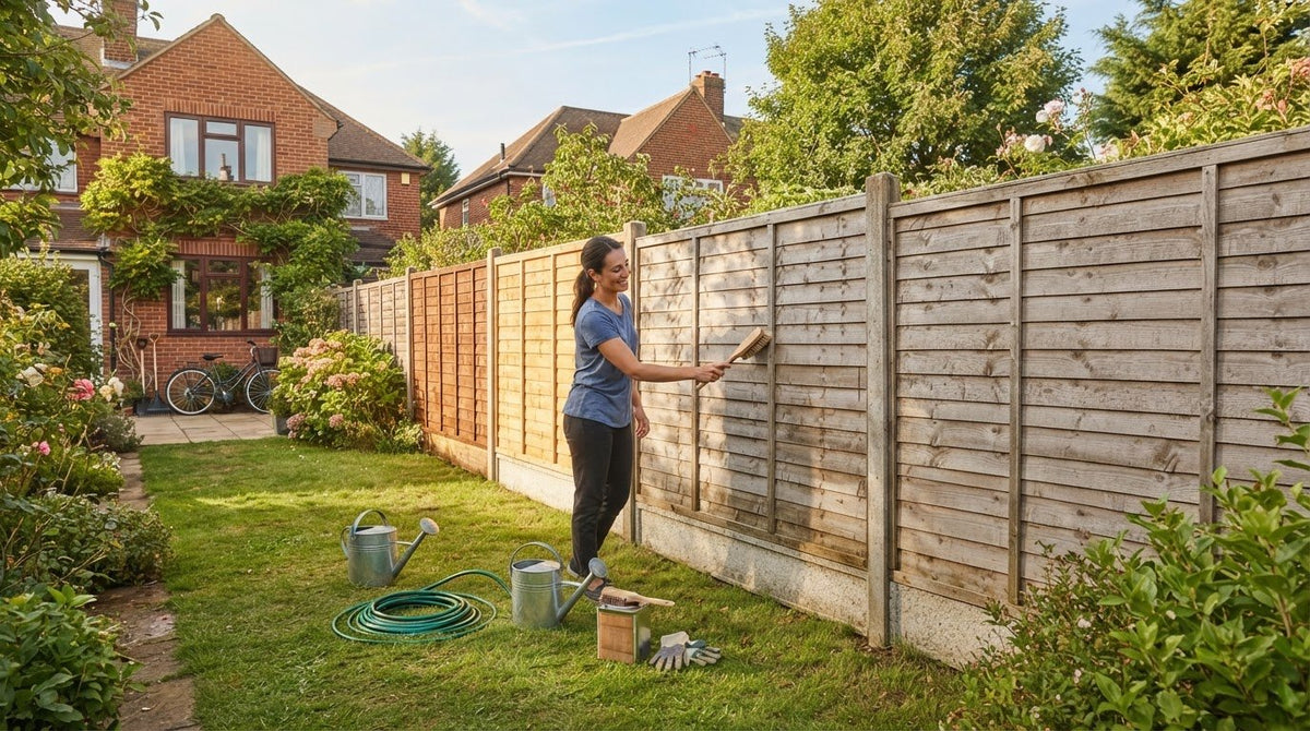 What to do for summer garden fence maintenance
