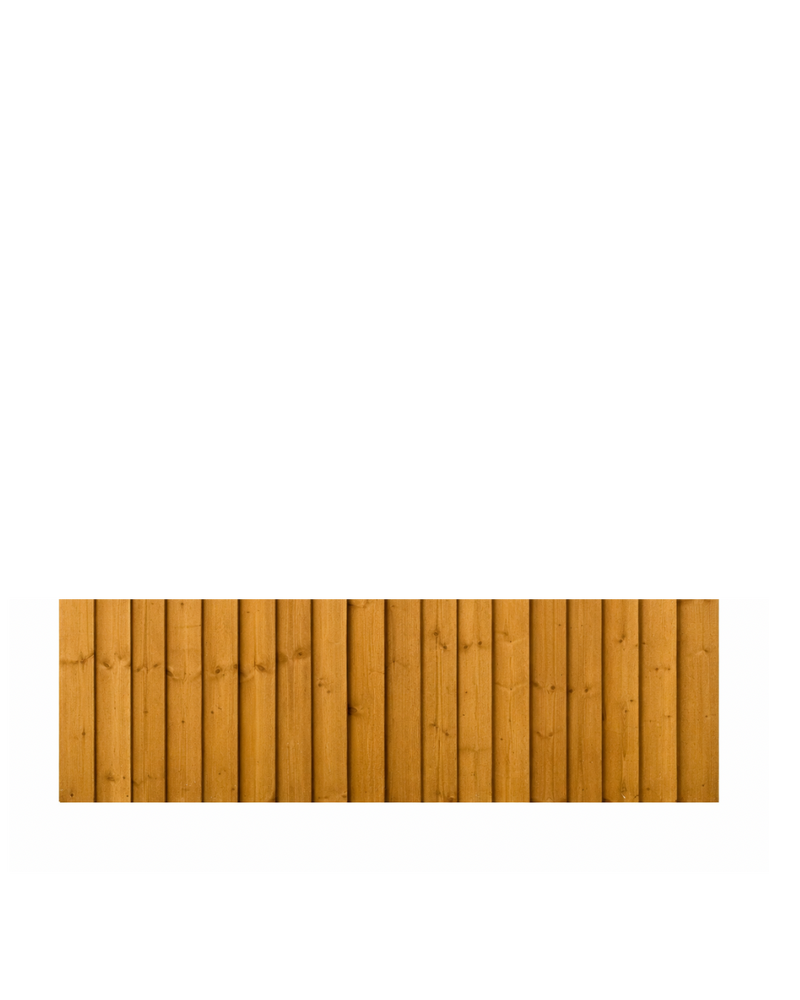 6x2 pressure treated closeboard fence panel