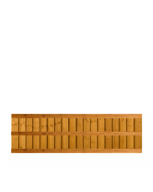 6ft x 2ft featheredge closeboard fence panel