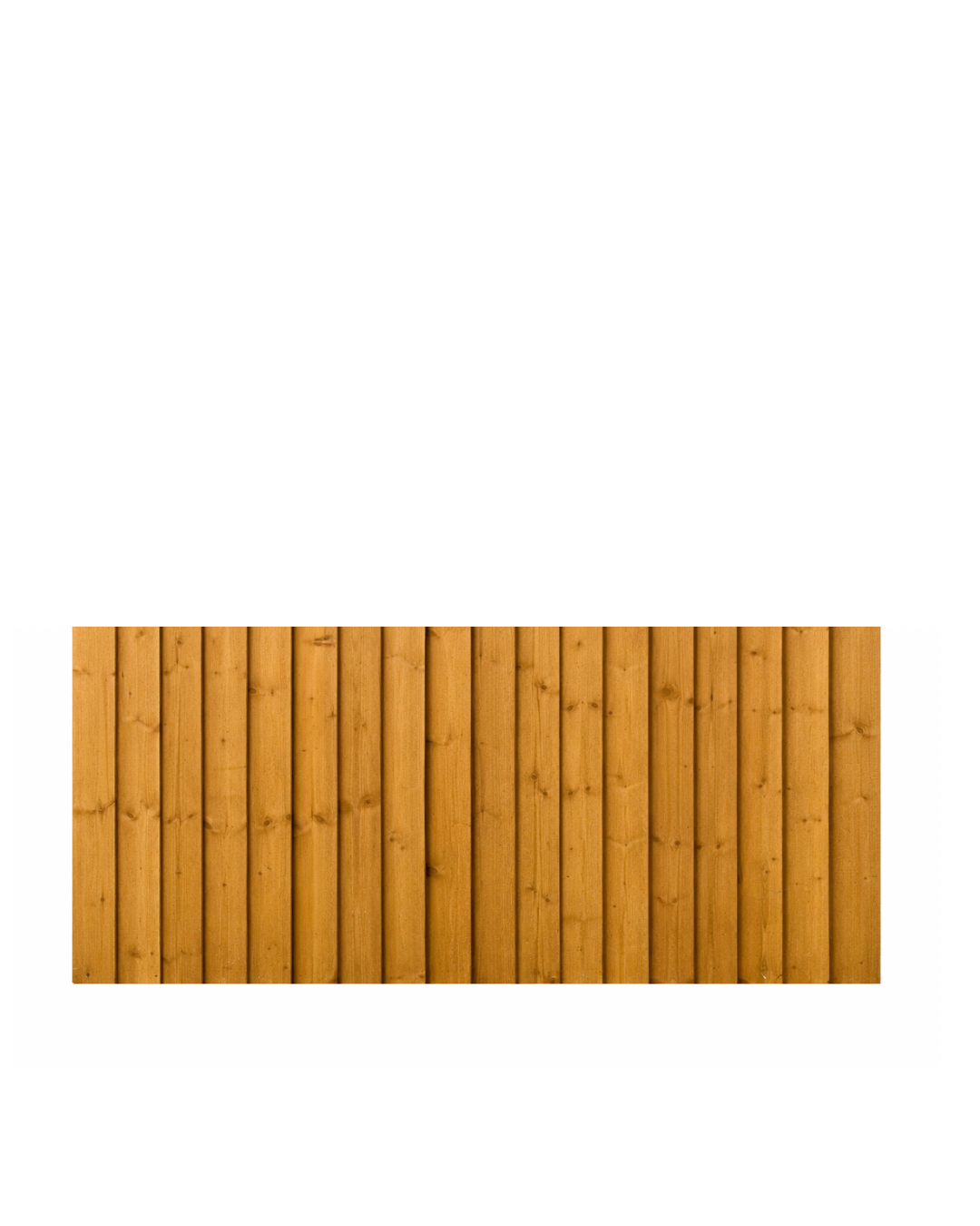 3ft Timber closeboard fence panel for front garden fencing