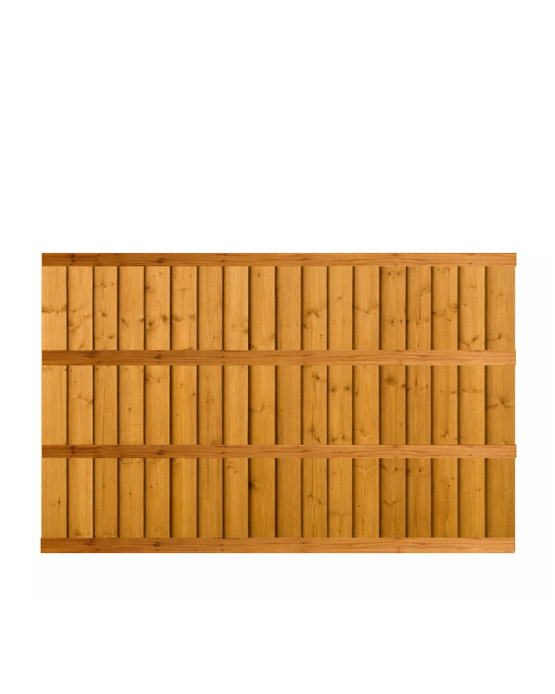 6x4 Pressure treated wooden closeboard fence panel