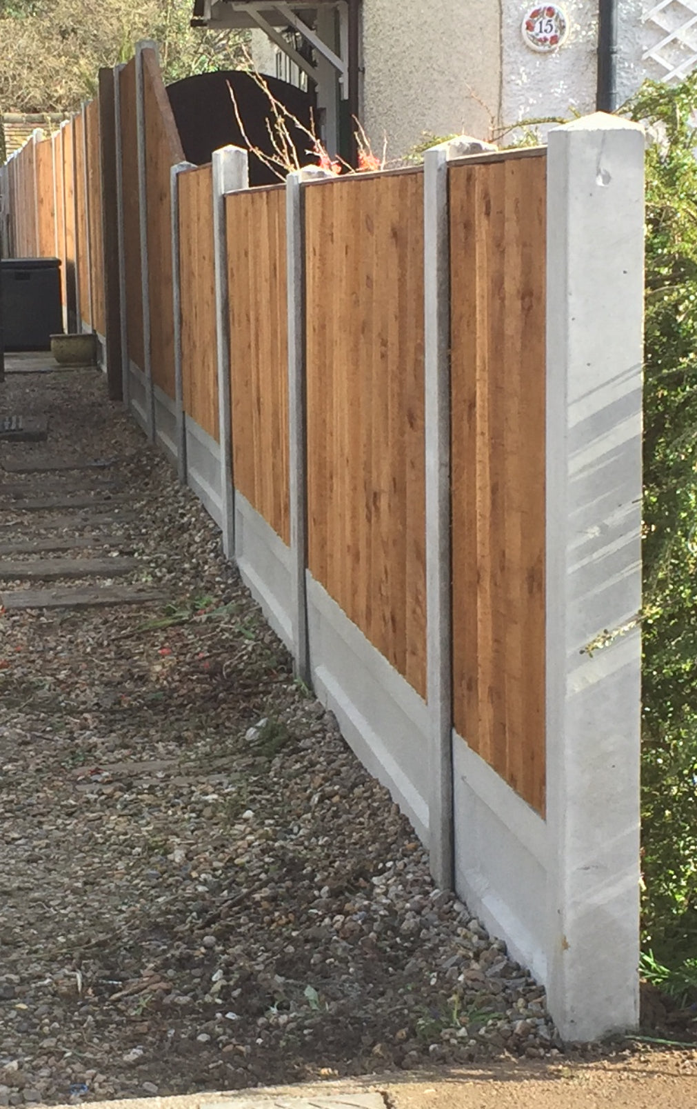 1ft (12") Recessed Concrete Gravel Board