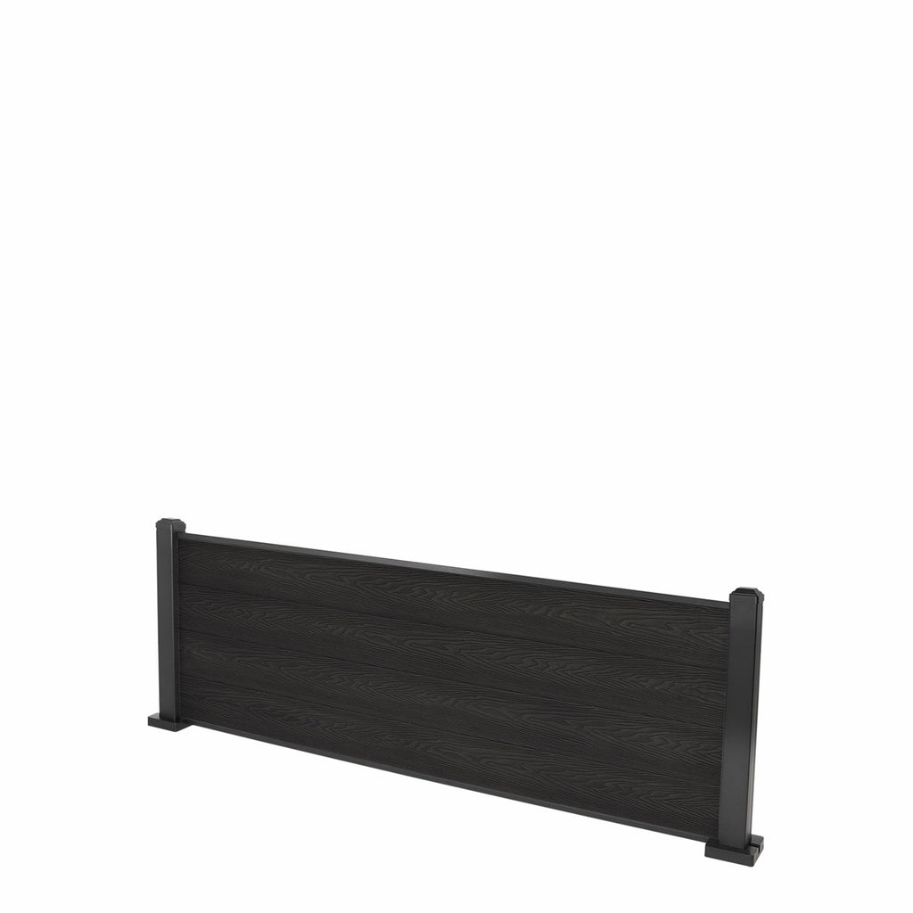 Dark Grey Classic Composite Panel | Flat | Aluminium Posts
