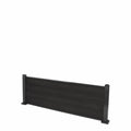 Dark Grey Classic Composite Panel | Flat | Aluminium Posts