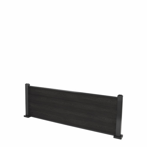 Dark Grey Classic Composite Panel | Flat | Aluminium Posts