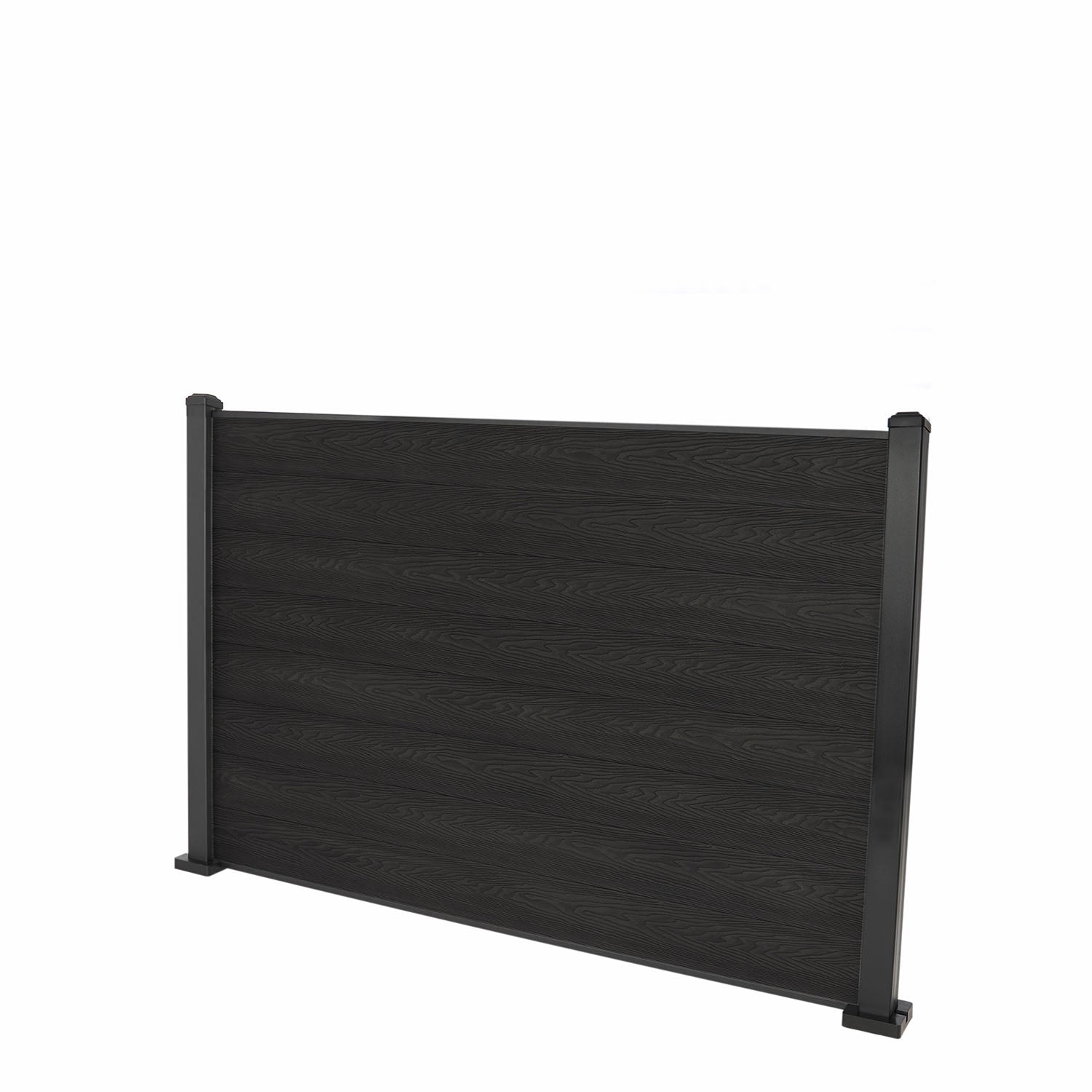 Dark Grey Classic Composite Panel | Flat | Aluminium Posts