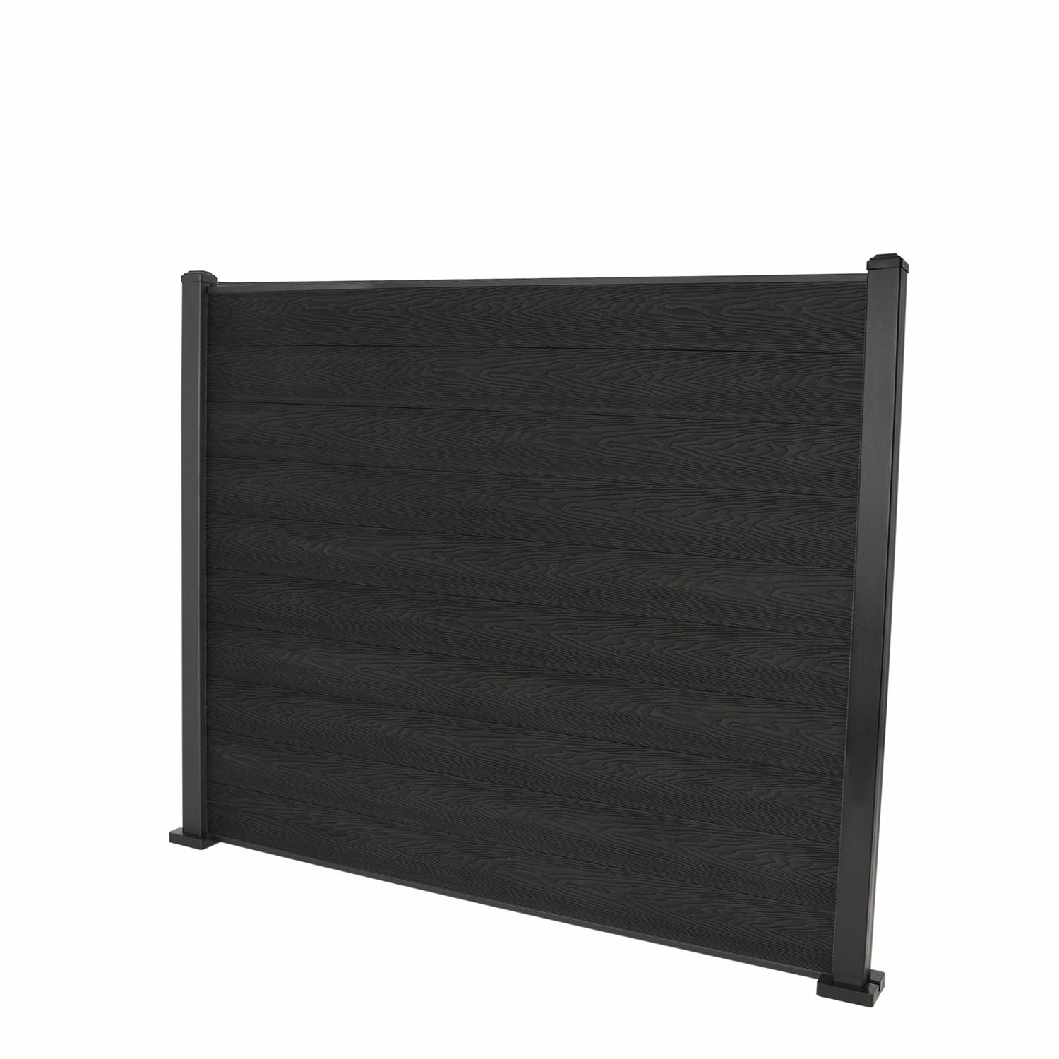 Dark Grey Classic Composite Panel | Flat | Aluminium Posts