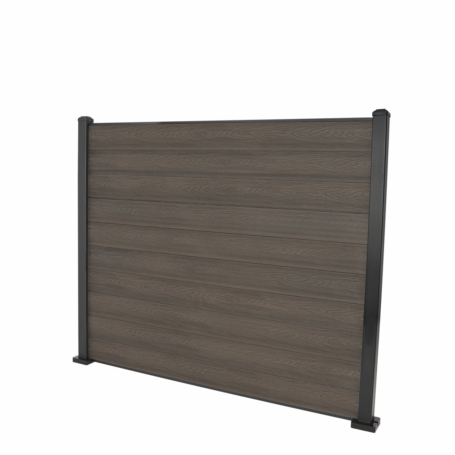 Coffee Classic Composite Panel | Flat | Aluminium Posts