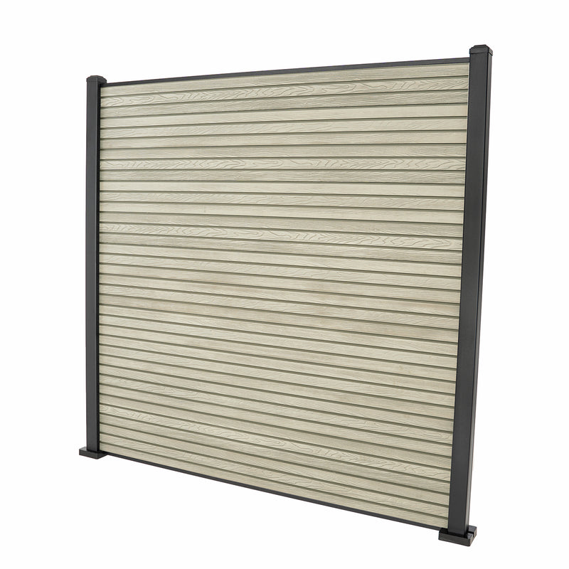 Antique Classic Composite Panel | Slatted | Aluminium Posts