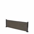 Coffee Classic Composite Panel | Slatted | Aluminium Posts