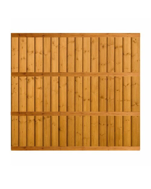 Timber closeboard fence panel for boundary fencing