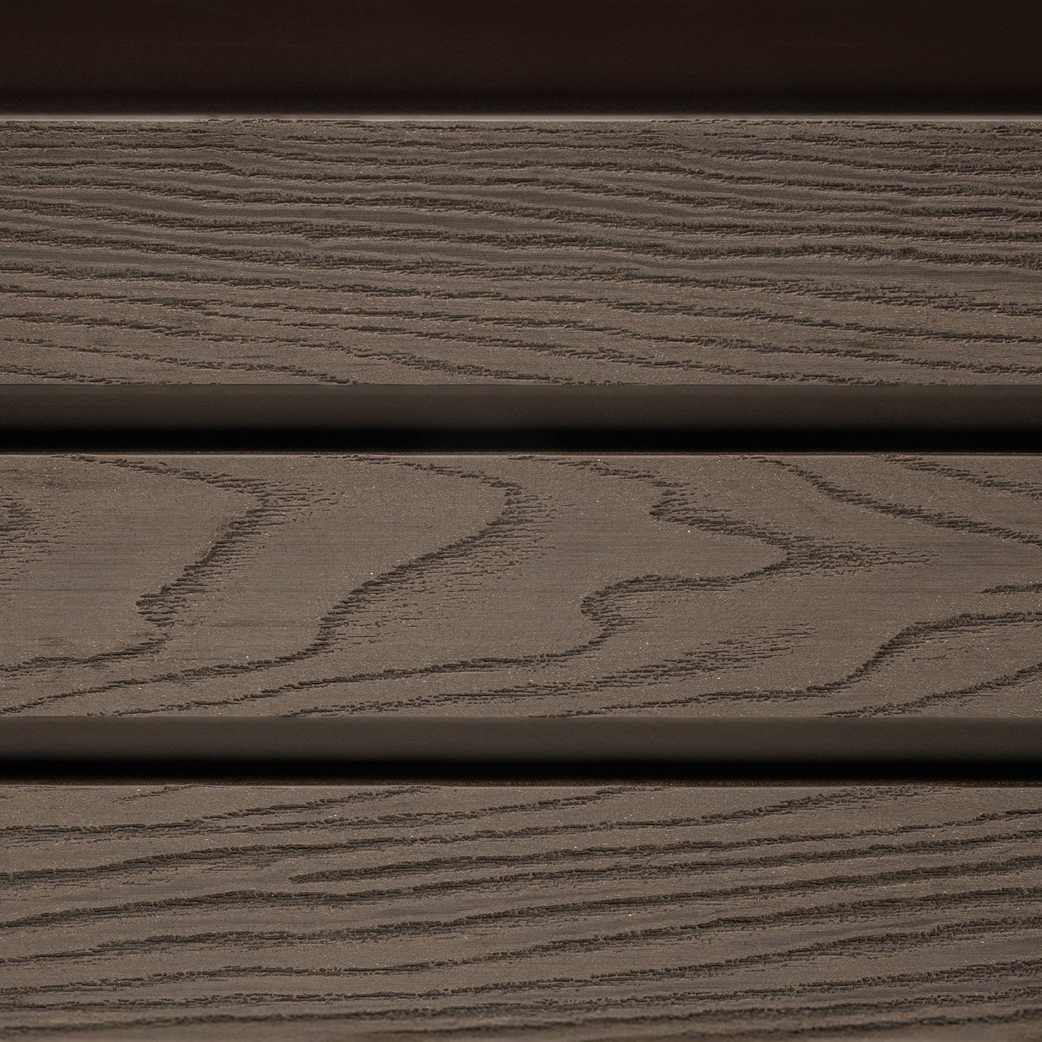 Coffee Classic Composite Panel | Slatted | Aluminium Posts