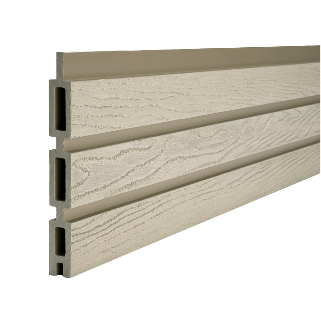 Antique Classic Composite Panel | Slatted | Aluminium Posts