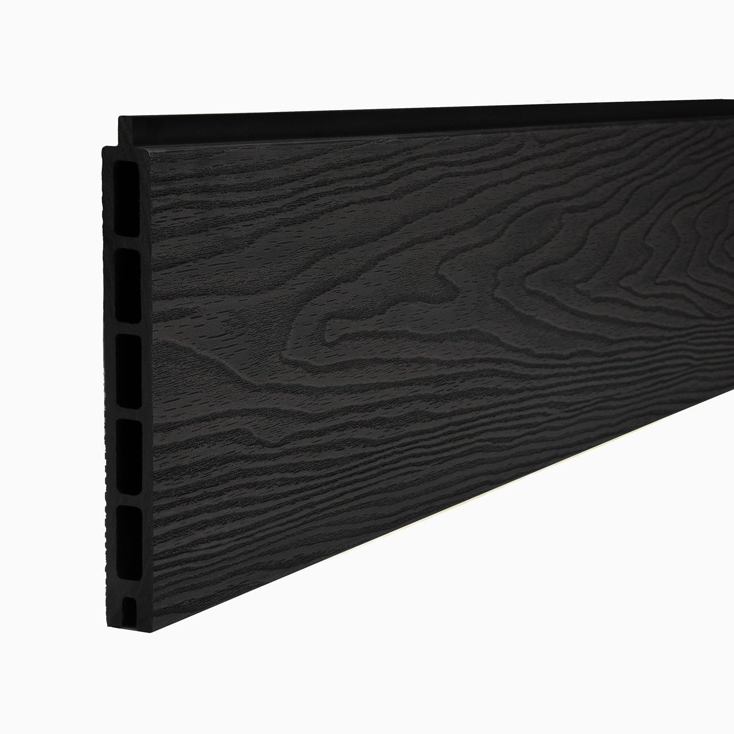 Dark Grey Classic Composite Panel | Flat | Aluminium Posts