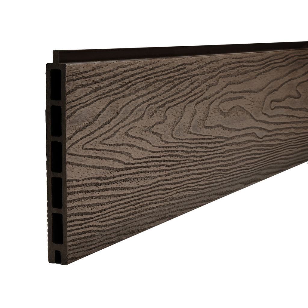 Coffee Classic Composite Panel | Flat | Aluminium Posts