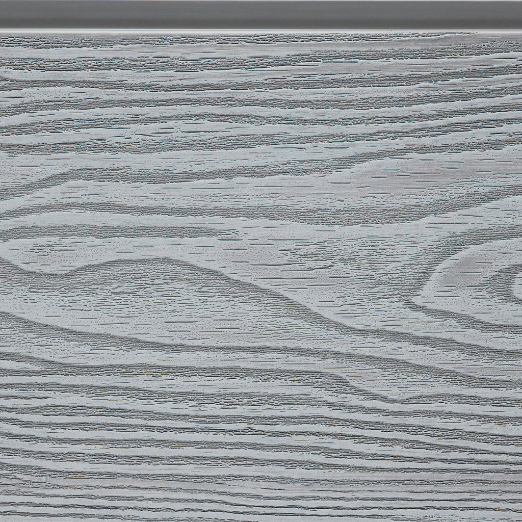 Light Grey Classic Composite Panel | Flat | Aluminium Posts