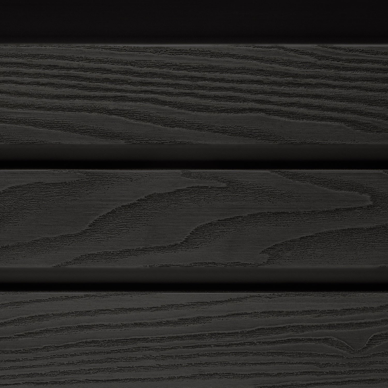 Dark Grey Classic Composite Panel | Slatted | Aluminium Posts