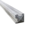 double slot Concrete corner fence post for strong, stable corners. Slotted design for panels and gravel boards, weatherproof and rot-free, ideal for long-lasting fencing.
