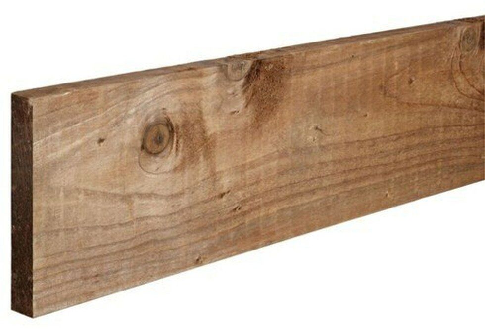 6" Timber Gravel Board – Pressure Treated Brown 6ft